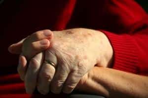 Elderly Woman with Nurse