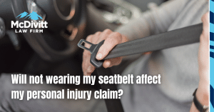 Not wearing seatbelt affect Colorado personal injury claim